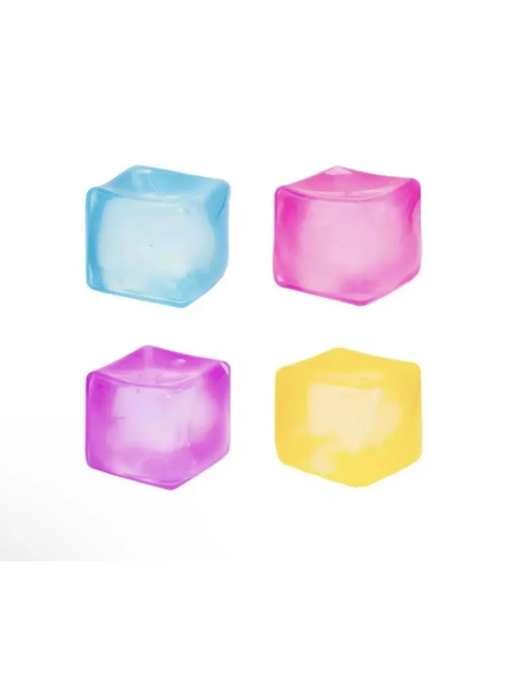 Super Solid Squish Cube Squeeze Ball Sensory Toy Pink 3+ Years